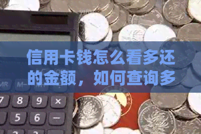 信用卡钱怎么看多还的金额，如何查询多还款的具体数额。