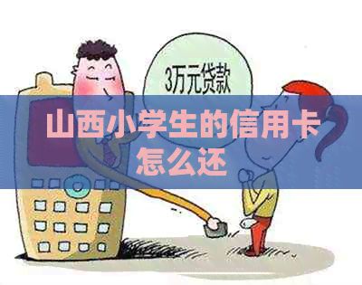 山西小学生的信用卡怎么还