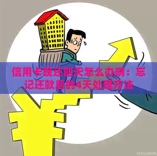 信用卡晚还四天怎么办啊：忘记还款后的4天处理方法