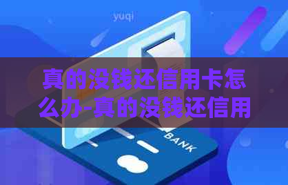 真的没钱还信用卡怎么办-真的没钱还信用卡怎么办呢