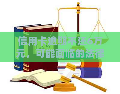 信用卡逾期不还6万元，可能面临的法律后果及应对策略