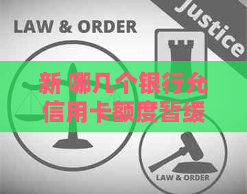 新 哪几个银行允信用卡额度暂缓还款？了解详细信息并规划你的财务