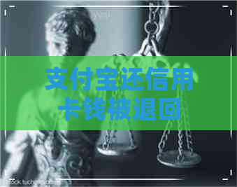 支付宝还信用卡钱被退回