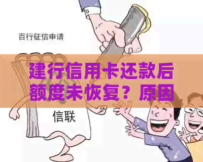 建行信用卡还款后额度未恢复？原因解析及解决办法一文看懂！