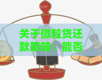 关于微粒贷还款策略：能否用微粒贷偿还信用卡？安全性如何保障？