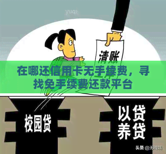 在哪还信用卡无手续费，寻找免手续费还款平台