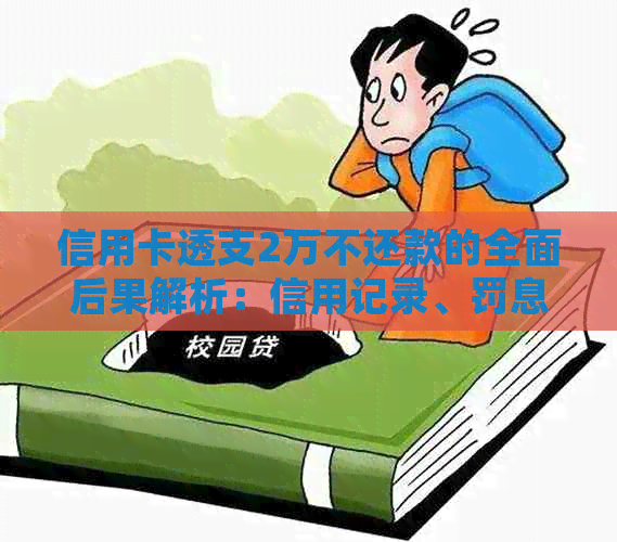 信用卡透支2万不还款的全面后果解析：信用记录、罚息、诉讼等影响一网打尽