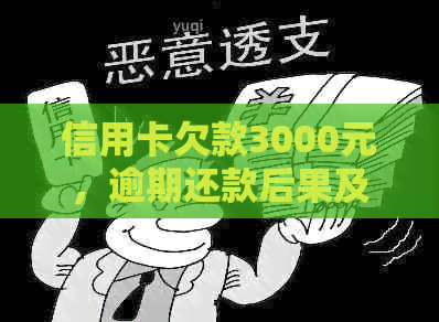 信用卡欠款3000元，逾期还款后果及解决方案全面解析