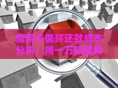 信用卡循环还款成本分析：用一万额度每月需要多少钱？