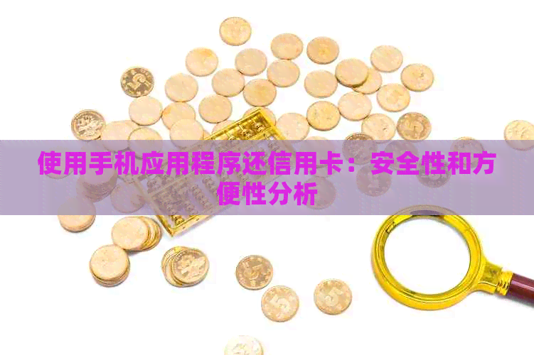 使用手机应用程序还信用卡：安全性和方便性分析