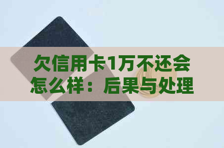 欠信用卡1万不还会怎么样：后果与处理方式