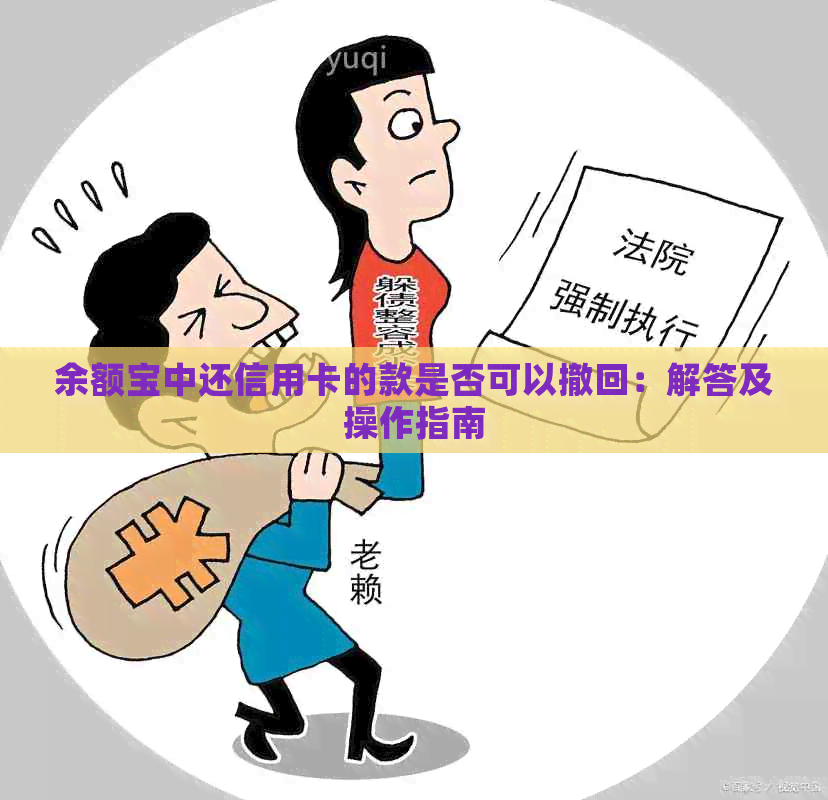 余额宝中还信用卡的款是否可以撤回：解答及操作指南