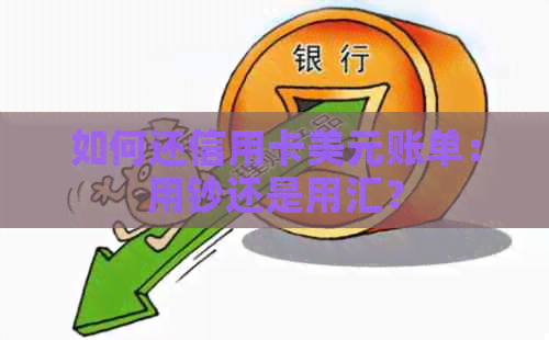 如何还信用卡美元账单：用钞还是用汇？