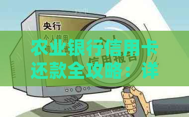 农业银行信用卡还款全攻略：详细步骤、费用及逾期处理