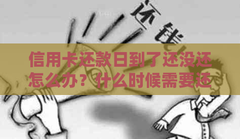 信用卡还款日到了还没还怎么办？什么时候需要还款？