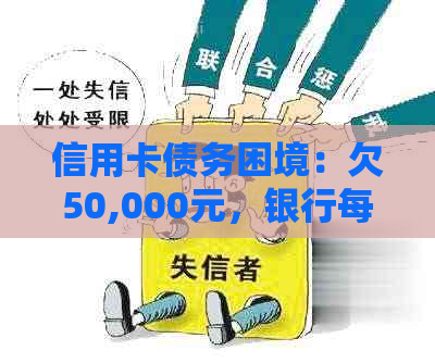 信用卡债务困境：欠50,000元，银行每月只要求还几百元，真的可行吗？