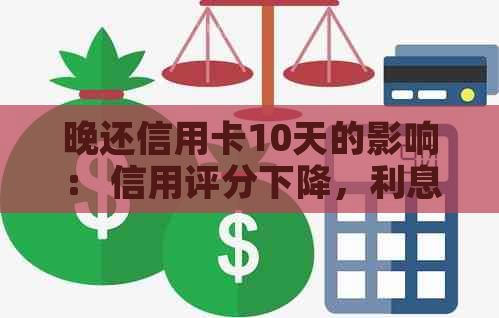 晚还信用卡10天的影响： 信用评分下降，利息累积，罚款及逾期解决方案