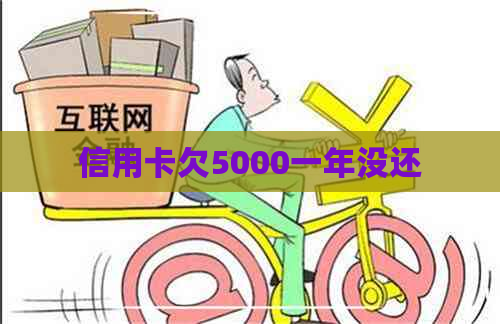 信用卡欠5000一年没还