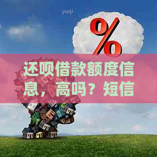 还呗借款额度信息，高吗？短信提醒失效怎么办？