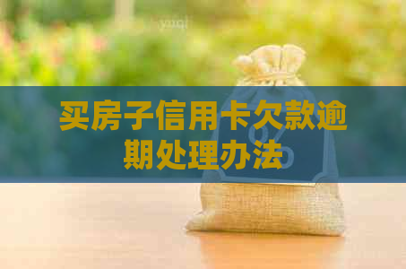 买房子信用卡欠款逾期处理办法