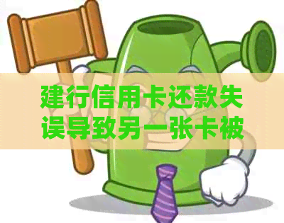 建行信用卡还款失误导致另一张卡被扣款，如何处理？