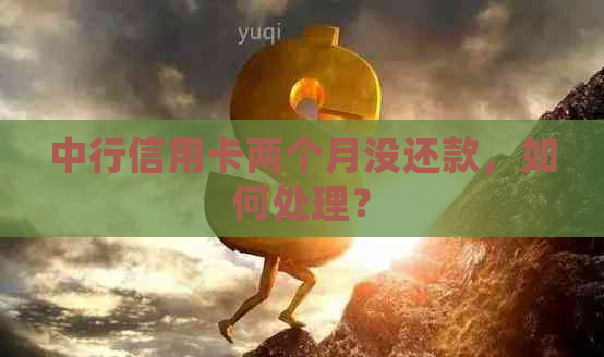 中行信用卡两个月没还款，如何处理？