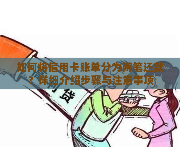 如何将信用卡账单分为两笔还款？详细介绍步骤与注意事项