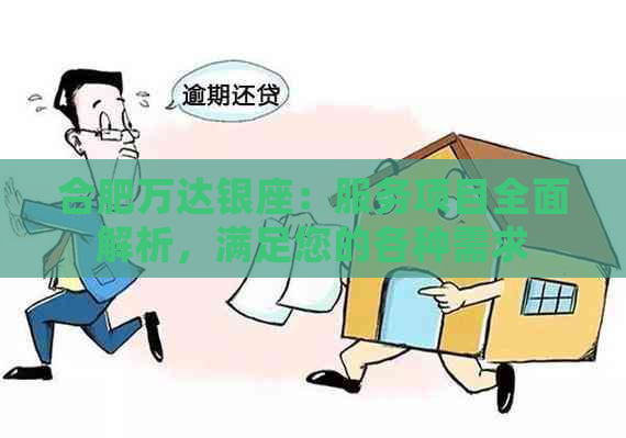 合肥万达银座：服务项目全面解析，满足您的各种需求