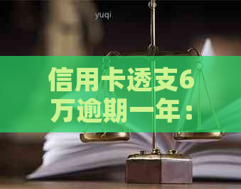 信用卡透支6万逾期一年：会面临刑事责任吗？