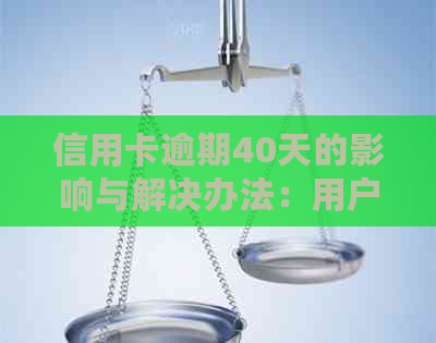 信用卡逾期40天的影响与解决办法：用户全面指南