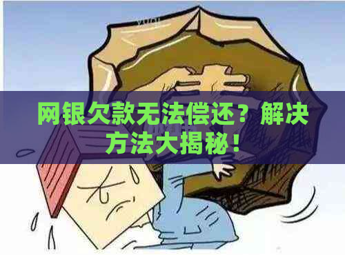 网银欠款无法偿还？解决方法大揭秘！