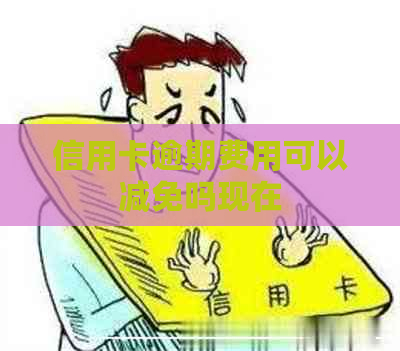 信用卡逾期费用可以减免吗现在