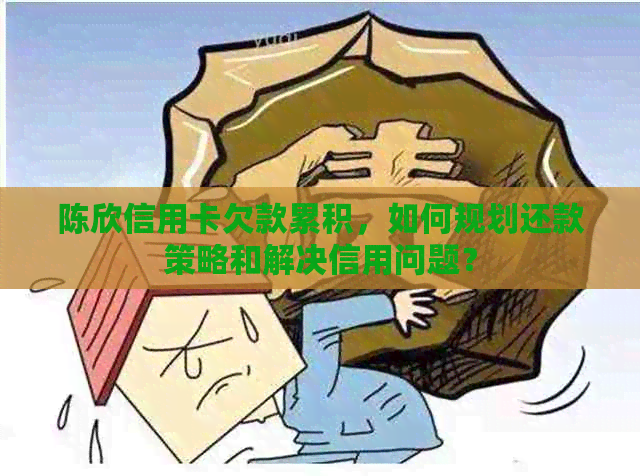 陈欣信用卡欠款累积，如何规划还款策略和解决信用问题？