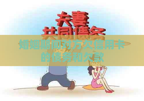 婚姻期间对方欠信用卡的债务和欠款