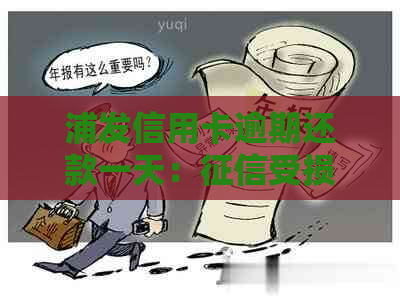 浦发信用卡逾期还款一天：受损的警示及解决方法