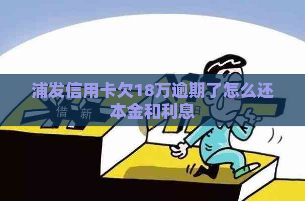 浦发信用卡欠18万逾期了怎么还本金和利息