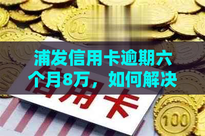 浦发信用卡逾期六个月8万，如何解决还款问题？逾期后果及应对策略全面解析