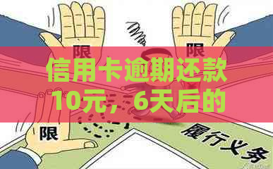 信用卡逾期还款10元，6天后的教训与反思