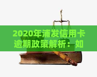 2020年浦发信用卡逾期政策解析：如何应对逾期还款、罚息和信用记录影响？