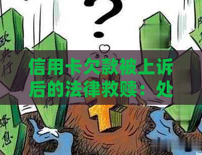 信用卡欠款被上诉后的法律救赎：处理策略与建议