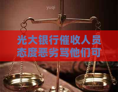 光大银行人员态度恶劣骂他们可以吗-光大银行人员态度恶劣骂他们可以吗?