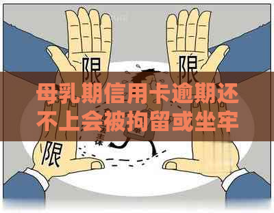 母乳期信用卡逾期还不上会被拘留或坐牢吗？