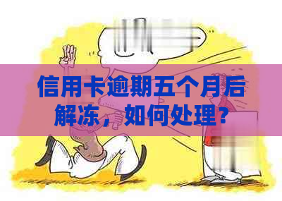 信用卡逾期五个月后解冻，如何处理？