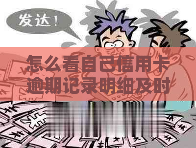 怎么看自己信用卡逾期记录明细及时间？