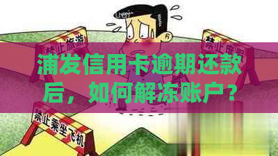 浦发信用卡逾期还款后，如何解冻账户？