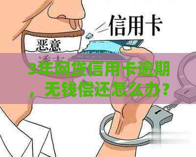 3年网贷信用卡逾期，无钱偿还怎么办？