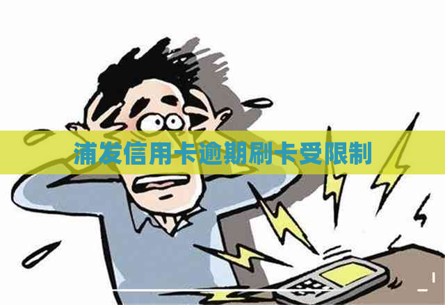 浦发信用卡逾期刷卡受限制