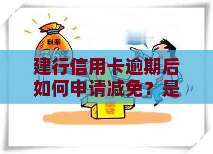 建行信用卡逾期后如何申请减免？是否存在其他解决方案？