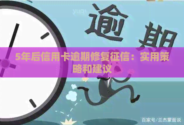 5年后信用卡逾期修复：实用策略和建议