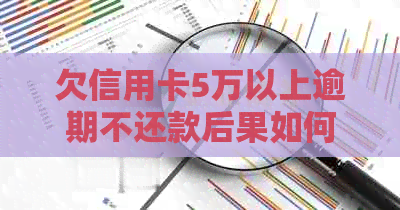 欠信用卡5万以上逾期不还款后果如何处理